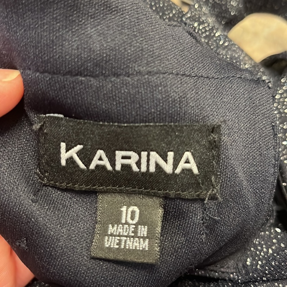 NWT Karina Glitter Cocktail Dress - Picture 6 of 6
